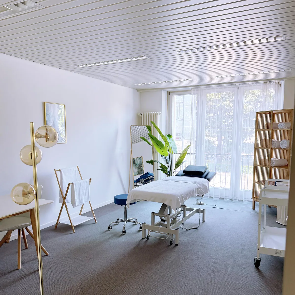 Praxisraum des Massage Zentrum Spiez